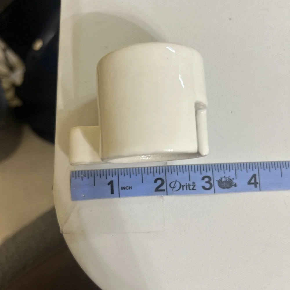 IKEA Set Of 8 Candle Holder, Tealight holder small off white E1-11 Ceramic Ehlen